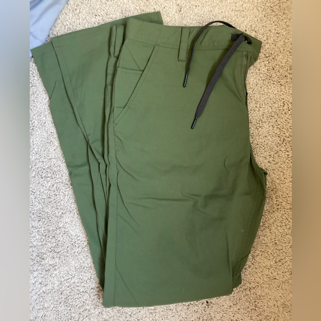 Mens 686 Everywhere Pant Brand New Army Green Size 32 Relaxed Fit